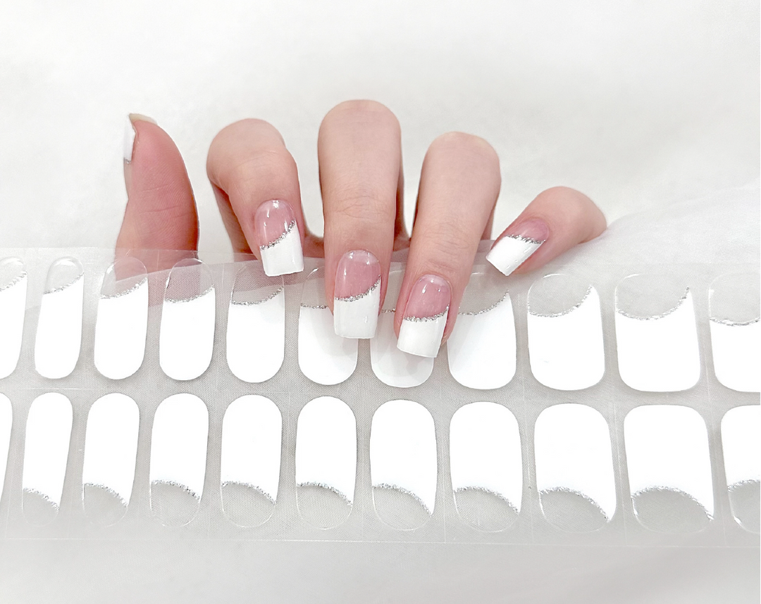 Frenchie Tips | Semicured Gel Nail Wrap Stickers